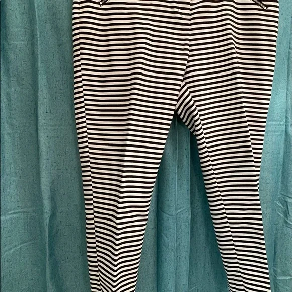 Chico’s Black Label Ankle Pants Black/White - Picture 5 of 11